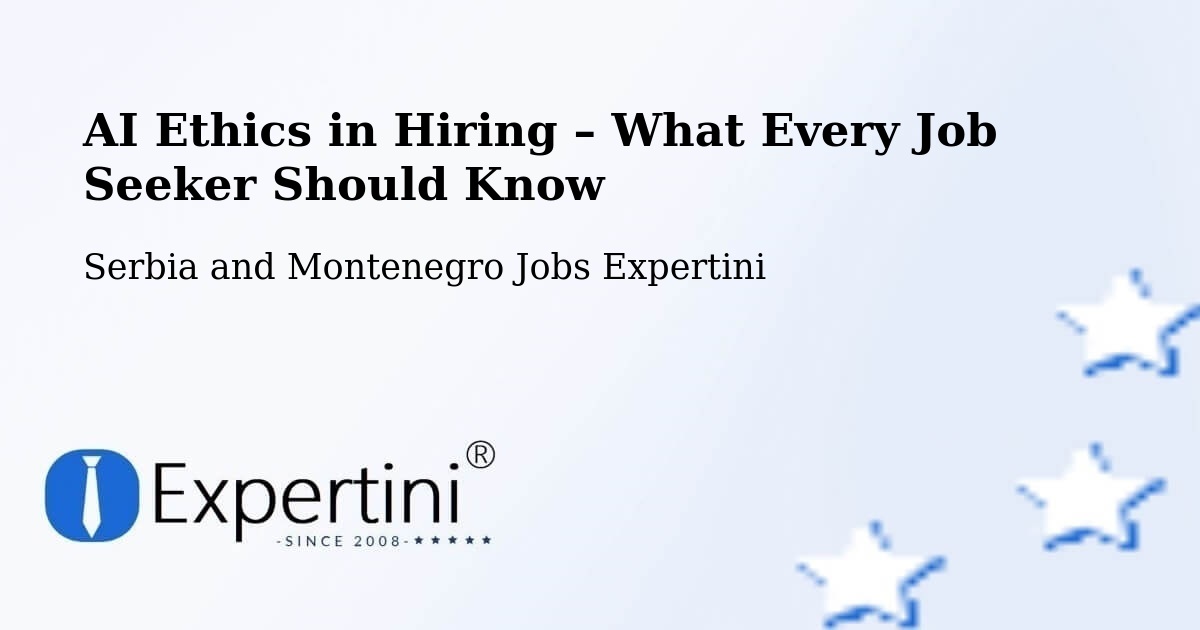 AI Ethics in Recruitment & Hiring – Sutton - Sutton, Serbia and Montenegro Jobs Expertini
