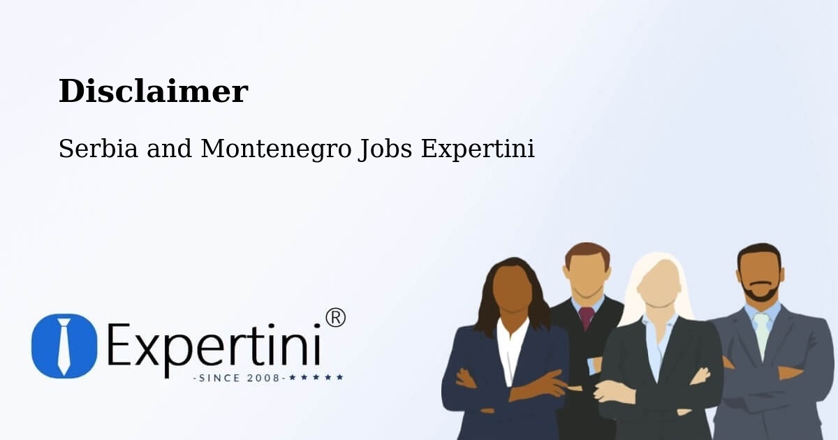 Disclaimer – Sutton - Serbia and Montenegro Jobs Expertini